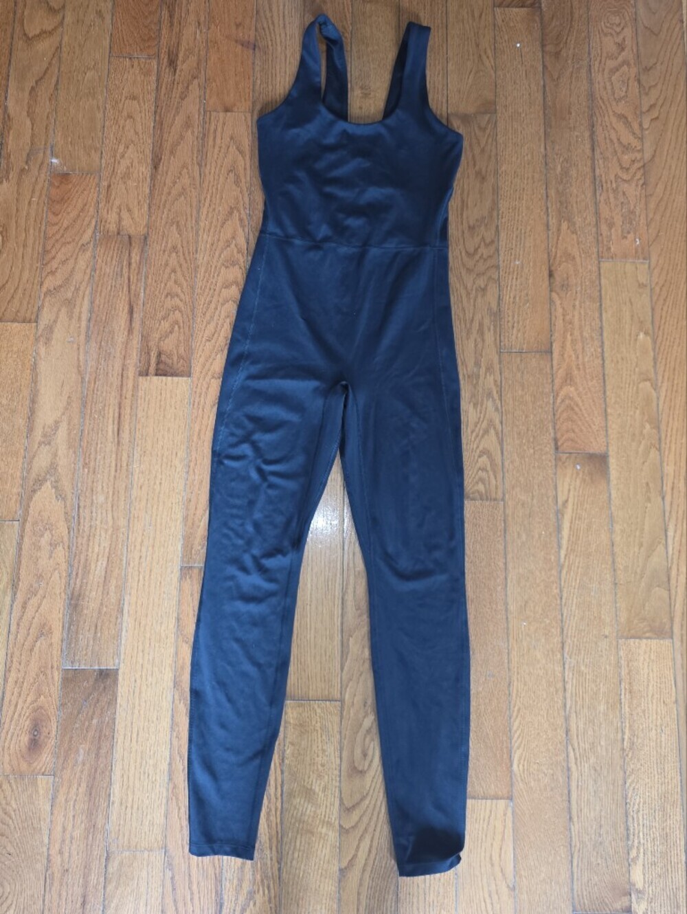 all in motion Black Fitted Sleeveless Jumpsuit
